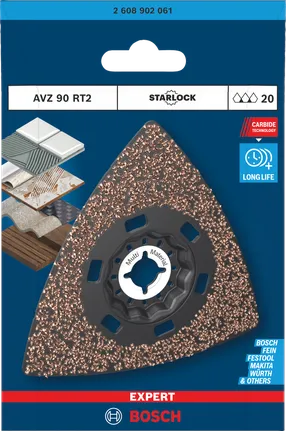 Bosch EXPERT AVZ 90 RT2 kõvasulami lihvplaat, 90 mm.